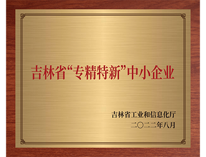 可喜安医疗器械被认定为“吉林省’专精特新‘中小企业”